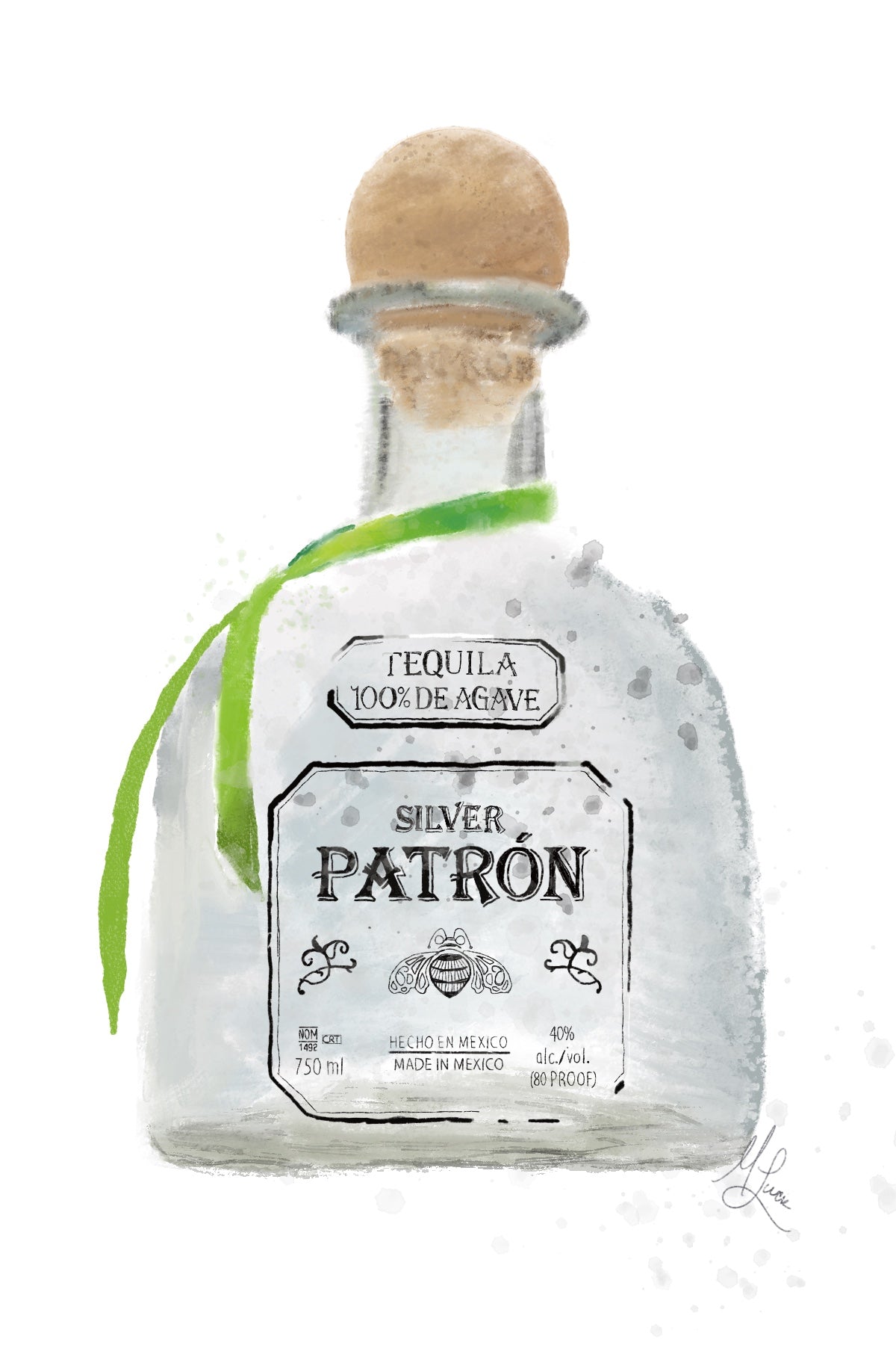 Patron Tequila Print