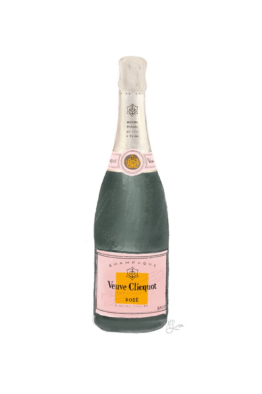 Veuve Clicquot Brut Rose Print